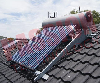 Da prata solar do aquecedor de água do telhado tanque exterior de aço pressurizado integrado